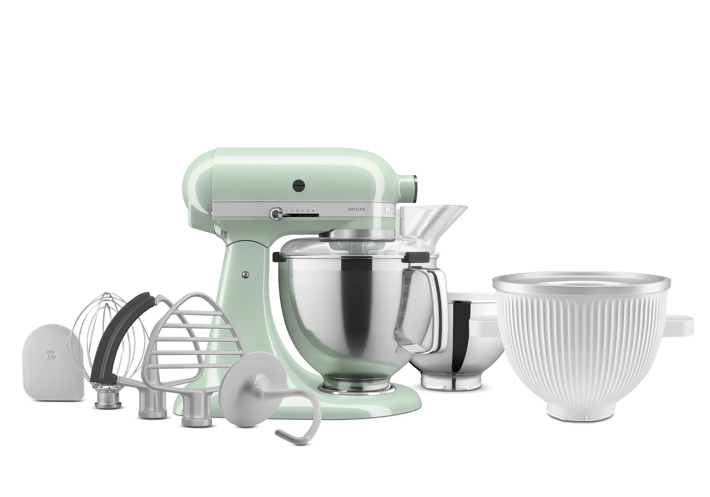 Artisan Tilt-Head Stand Mixer KSM195 + Ice Cream Bowl Bundle - Image 23