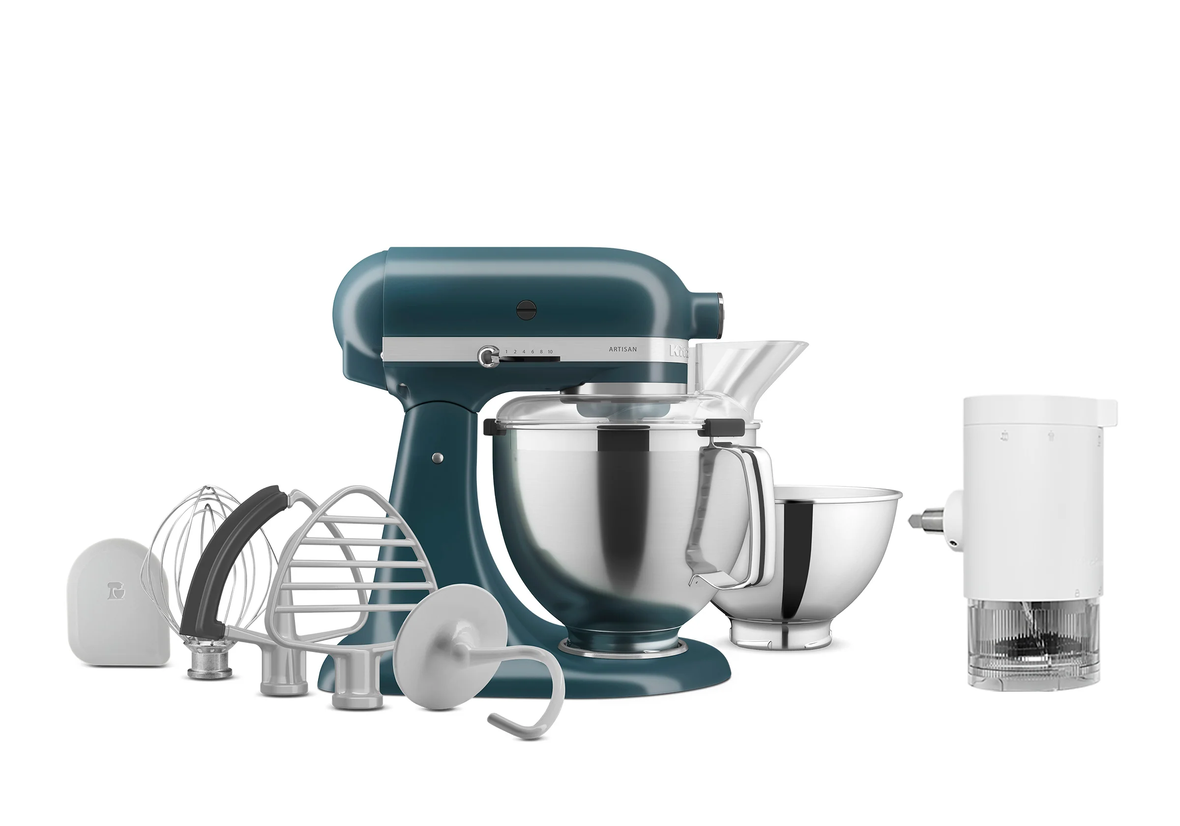 Artisan Tilt-Head Stand Mixer KSM195 + Ice Shave Attachment Bundle - Image 12