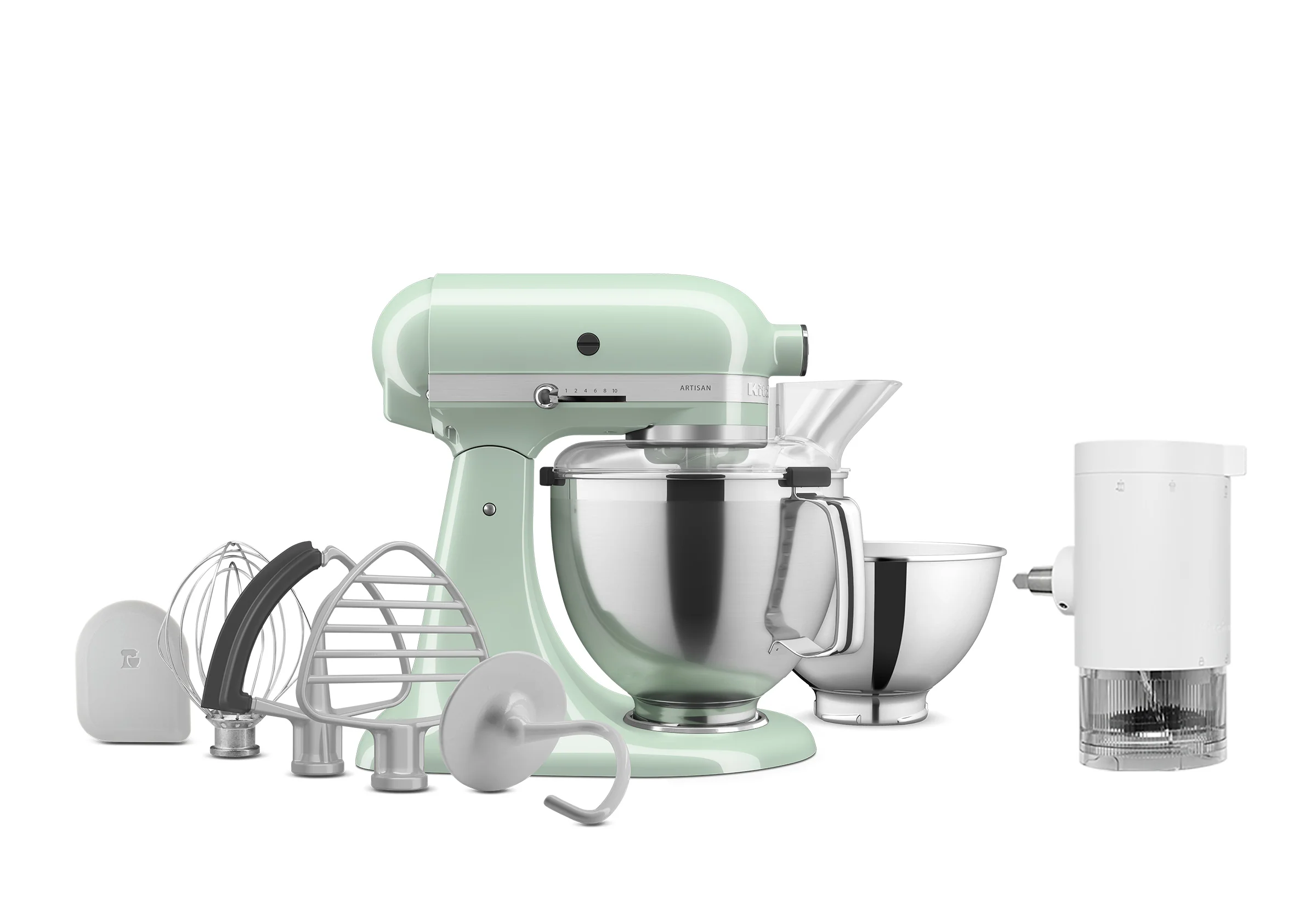 Artisan Tilt-Head Stand Mixer KSM195 + Ice Shave Attachment Bundle - Image 21