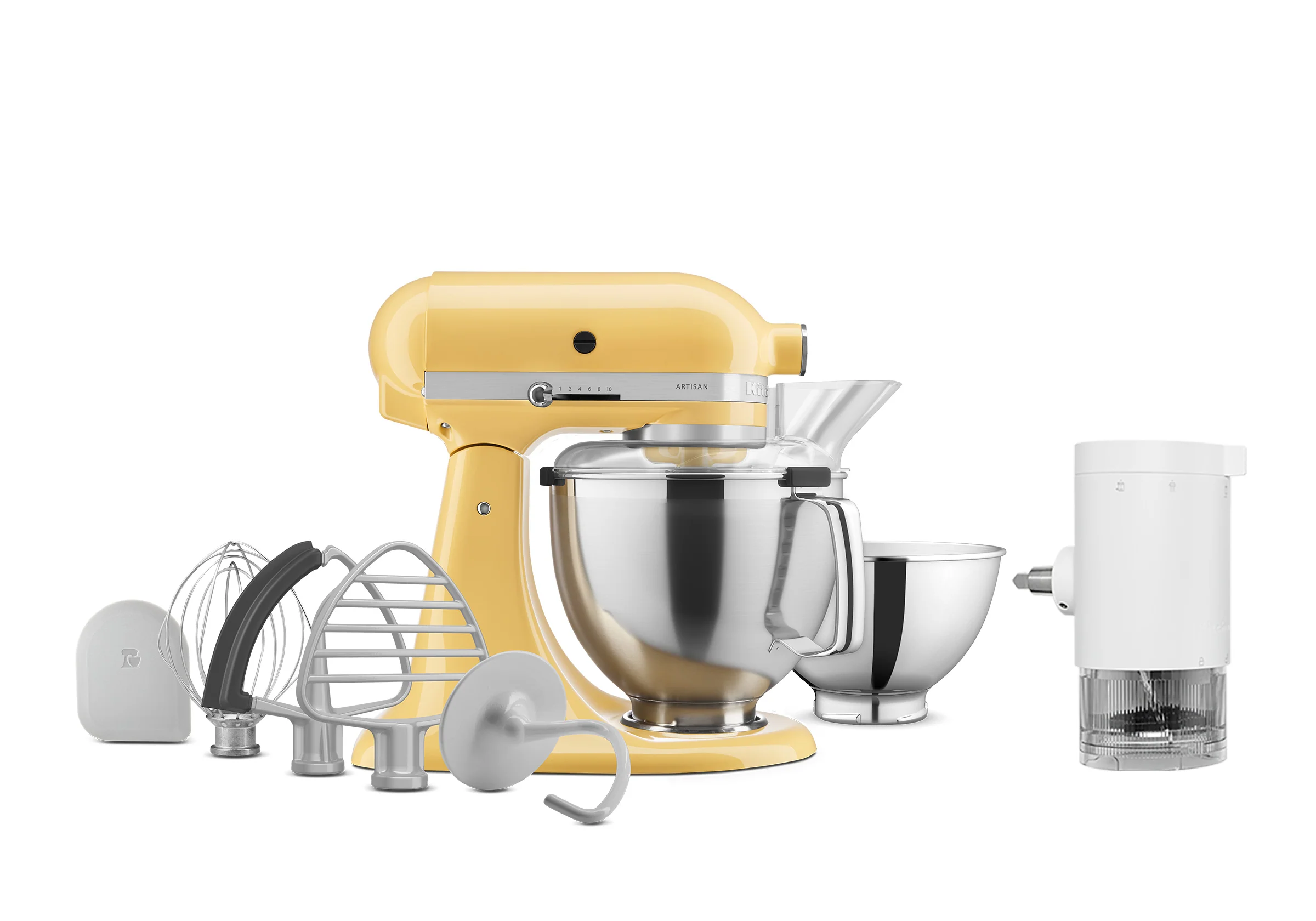 Artisan Tilt-Head Stand Mixer KSM195 + Ice Shave Attachment Bundle - Image 56