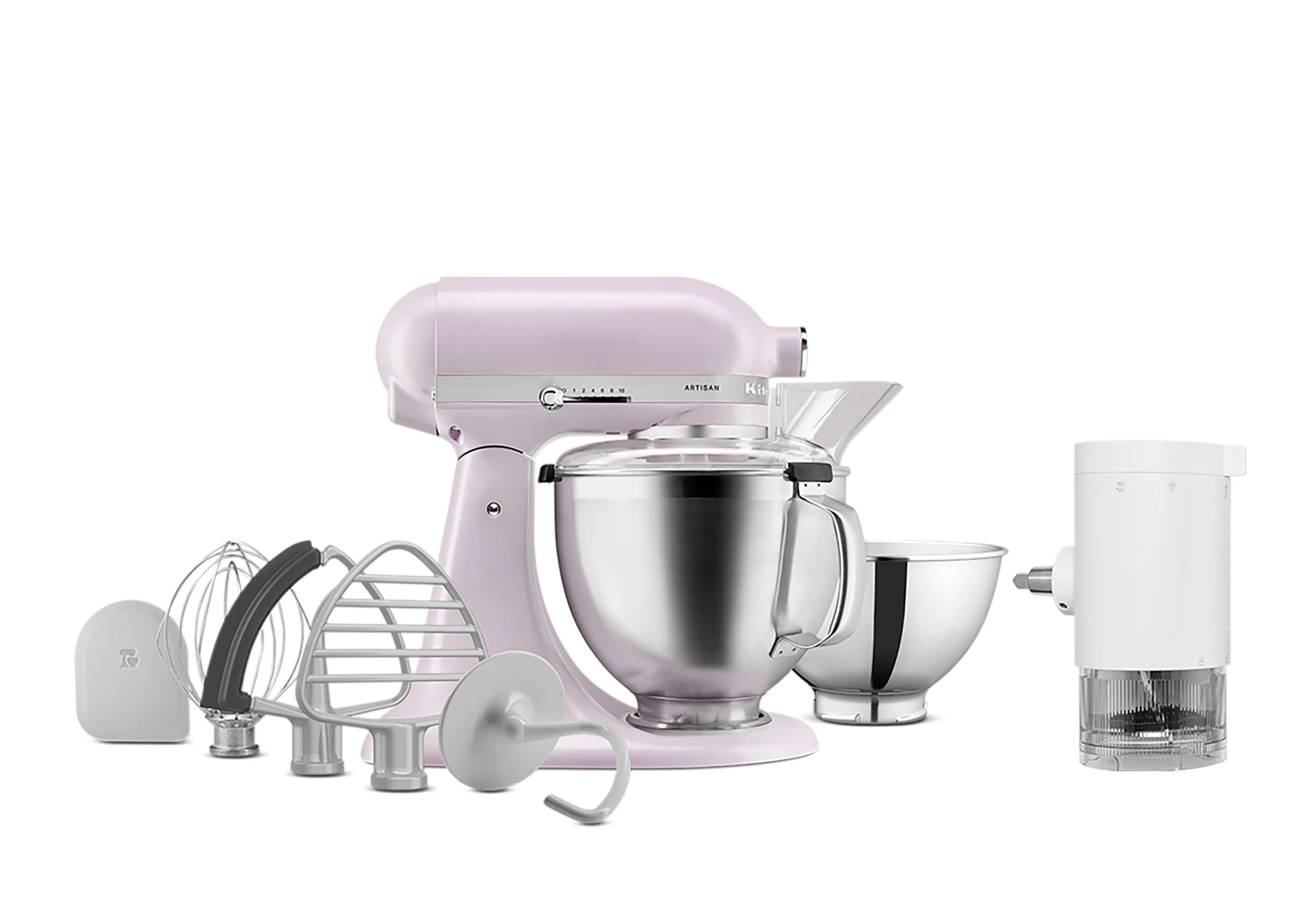 Artisan Tilt-Head Stand Mixer KSM195 + Ice Shave Attachment Bundle - Image 67