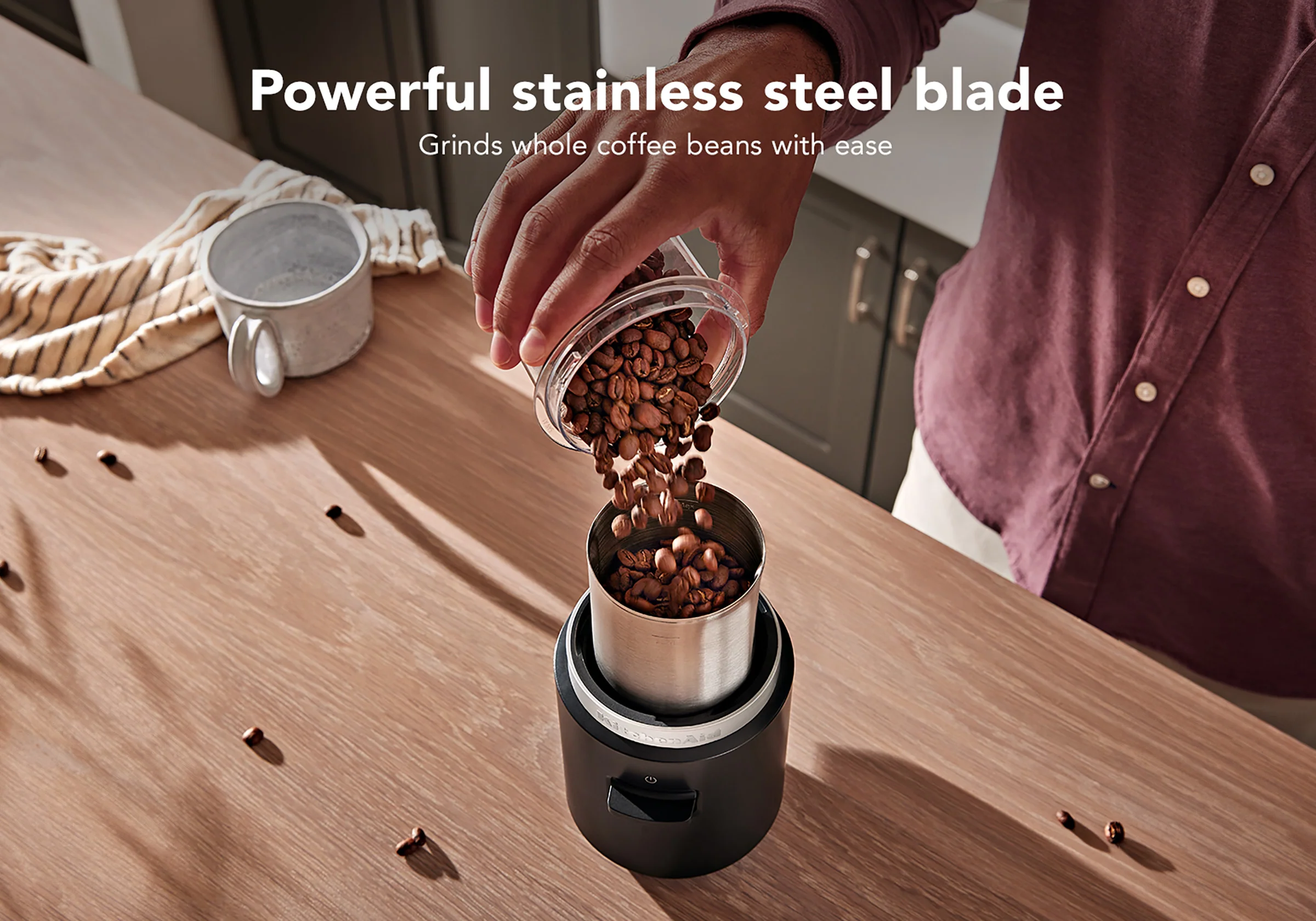 KitchenAid Go Cordless Coffee Grinder Without Battery - Image 8