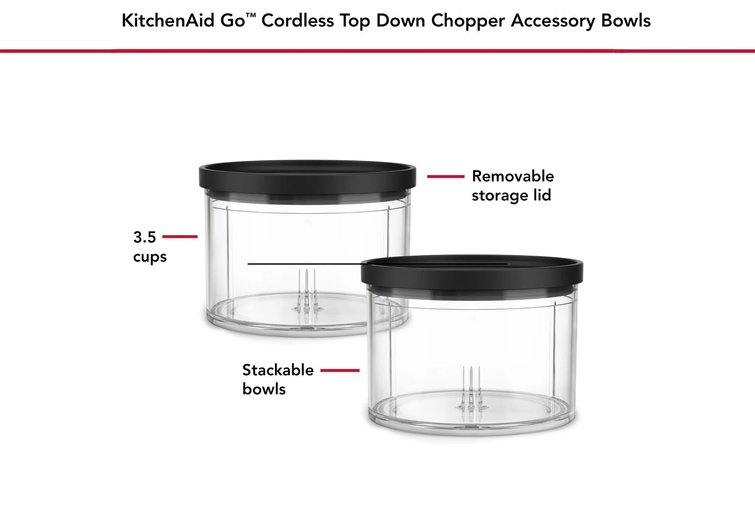 Cordless Go Top Down Chopper Bowl + Lid - Image 4