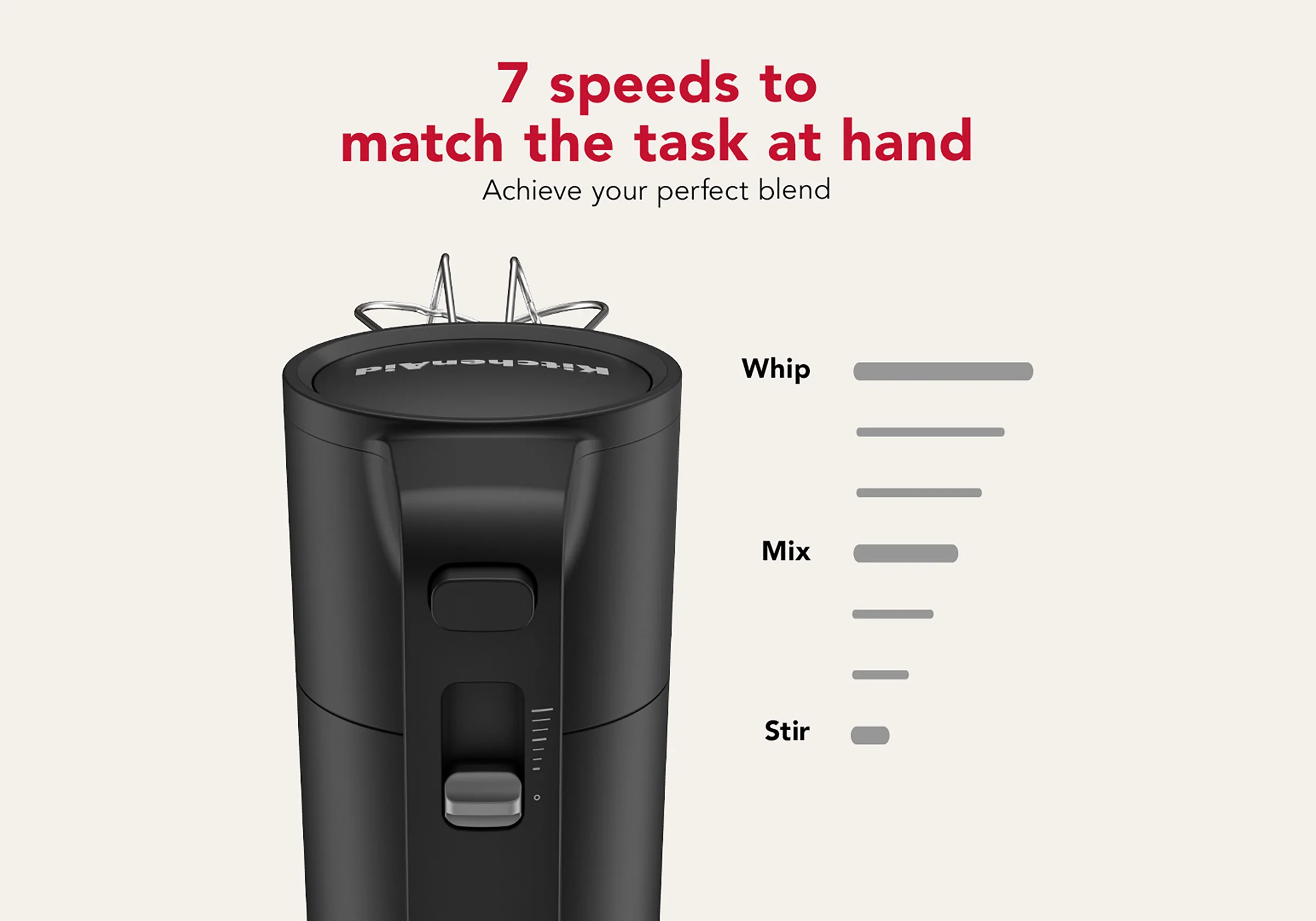 KitchenAid Go Cordless Hand Mixer With Battery - Image 5