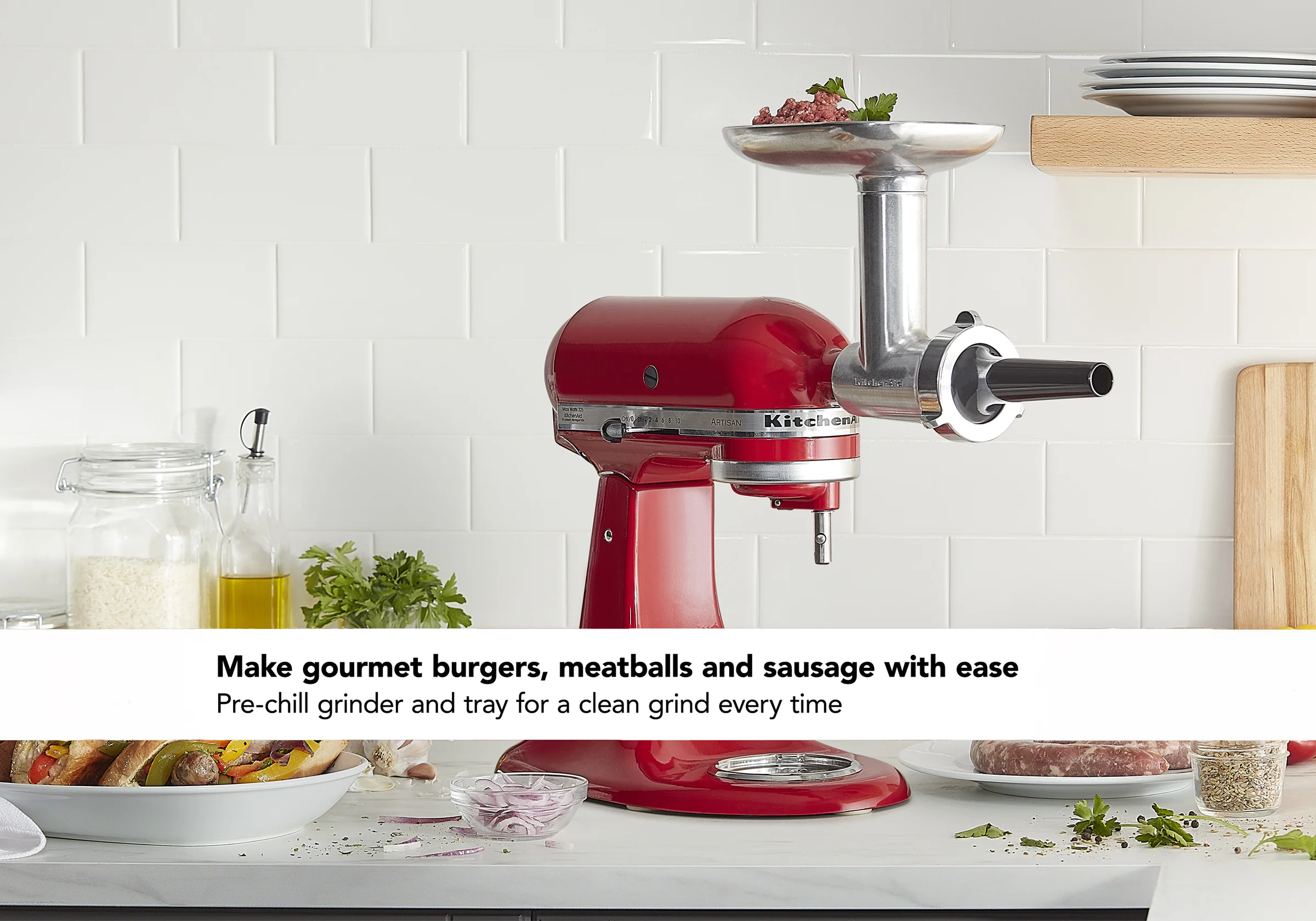 Metal Food Grinder Attachment 5KSMMGAA - Image 4